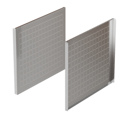 Панели боковые для секционирования В600 Г800 мм (2 шт) AleSta  AleSta-PCV68  EKF