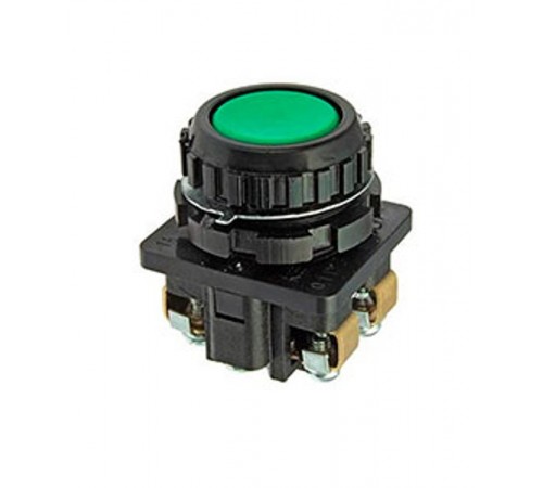 ВК30-10-10110-54 У2, зелёный, 1з, цилиндр, IP54, 10А. 660В, выключатель кнопочный (ЭТ)  ET007647  Электротехник