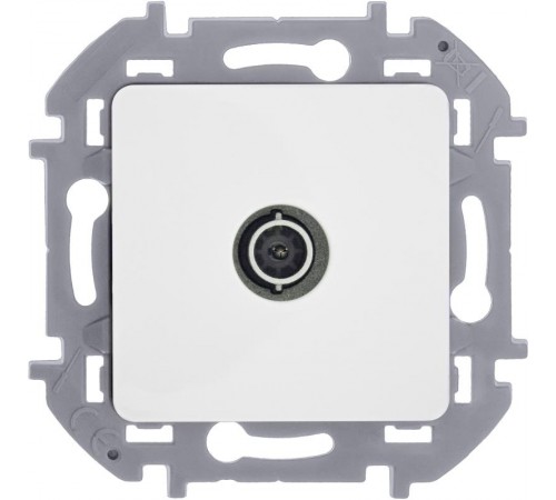 Inspiria Белый Розетка телевизионная TV "звезда" С/У 2 дБ 0-2400 мГц без рамки  673850  Legrand