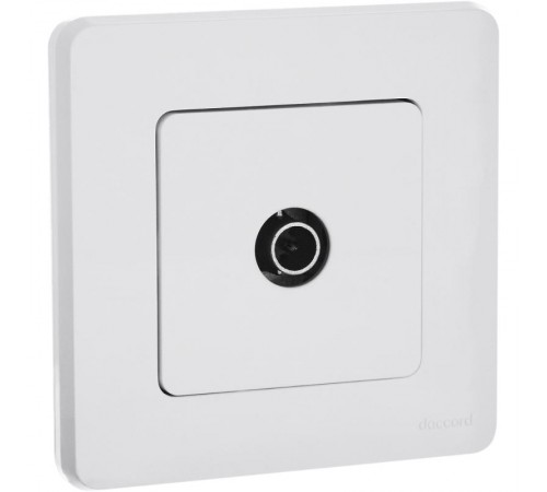 Inspiria Белый Розетка телевизионная TV "звезда" С/У 2 дБ 0-2400 мГц без рамки  673850  Legrand