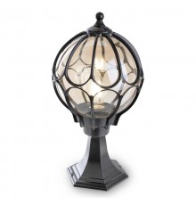 Светильник декоративный уличный PL3804 60W 230V E27 220*220*460мм черный, на постамент  06346  Feron