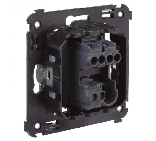 Выключатель одноклавишный в стену, "Avanti", "Черный матовый"  4412103  DKC