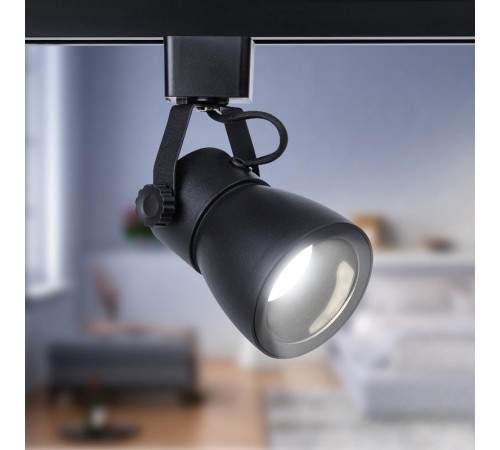 Светильник трековый однофазный TR38-GU10 BK MR16 черный под лампу  Б0053308  ЭРА