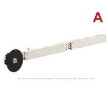 Светильник аварийного освещения BS-RADAR-83-L3-INEXI2 Black  a23646  Белый свет