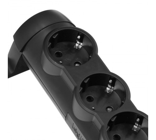 Удлин. 5X2К+З б/каб. комф. чер  694608  Legrand