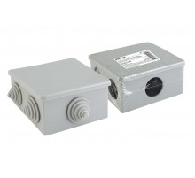 Коробка распределительная о/п 80х80х40мм, крышка, IP44, 6 вх. инд. штрихкод  SQ1401-1235  TDM