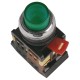 Кнопка ABLFP-22 зеленый d22мм неон/240В 1з+1р   BBT20-ABLFP-K06  GENERICA