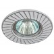 Светильник встраиваемый ST6 CH/WH штампованный MR16,12V/220V, 50W белый/хром  Б0036488  ЭРА