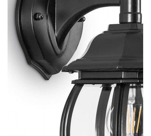 Светильник садово-парковый 8102 100W 230V E27 160*220*450мм черный  11098  FERON