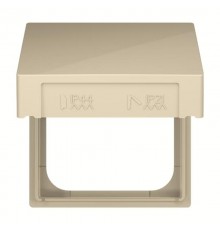 Промежуточное кольцо с откидной крышкой для накладок 55x55 мм, IP44, Future/Axcent/Carat/Династия, слоноваяя кость  2CKA001719A0218  ABB