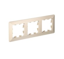 AtlasDesign Air Рамка 3-ая, Бежевый / Дымчатый Белый  ATN220203  SE
