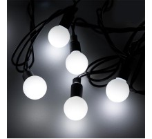 Светодиодная гирлянда ARD-BALL-CLASSIC-D23-10000-BLACK-80LED WHITE (230V, 3.5W)  025601  Arlight