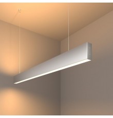 Светильник светодиодный подвесной линейный двусторонний 103см 40W 3000K матовое серебро (101-200-40-103)  a041520  Elektrostandard