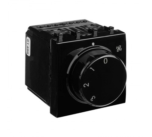 Механизм управления вентиляторами "Черный квадрат" Avanti, 2 мод  4402172  DKC