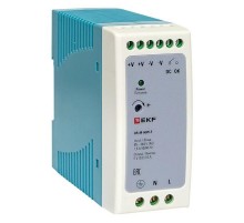 Блок питания на дин рейку 60Вт,Uвх ~ 260 В AC m, Uвых - 5 В DC постоянного тока DR-M-60W-5 EKF