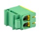 Клемма силовая вводная двойная КСВ 16-50 желто-зеленая EKF PROxima  plc-kvs2-16-50-y-green  EKF