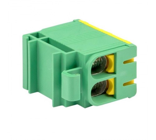 Клемма силовая вводная двойная КСВ 16-50 желто-зеленая EKF PROxima  plc-kvs2-16-50-y-green  EKF