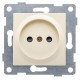 Ugra Розетка 1-ой б/з с з/ш, СУ , 16А, 250В, беж  С11Р2-003  GUSI Electric