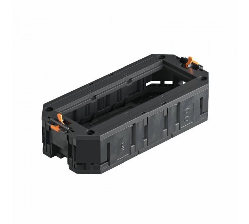 Монтажная коробка UT3 для установки в лючок с накладкой для 3xModul45  (полиамид,черный) (UT3 45 3)  7408723  OBO Bettermann