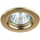 Светильник точечный встраиваемый под лампу ST1 50Вт MR16 золото штампованный  C0043798  ЭРА