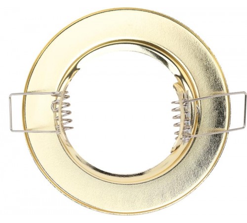 Светильник точечный встраиваемый под лампу ST1 50Вт MR16 золото штампованный  C0043798  ЭРА