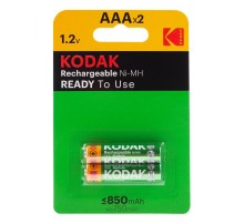 Аккумуляторы NiMH (никель-металлгидридные)  HR03-2BL 850mАh [K3AHRP-2/850mАh] (20/240/20160)  Б0009360  Kodak