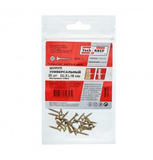 Саморез ШУж 2,5х16 пот. гол. (25 шт) - пакет ( 0,013 кг)  102468  Tech-KREP