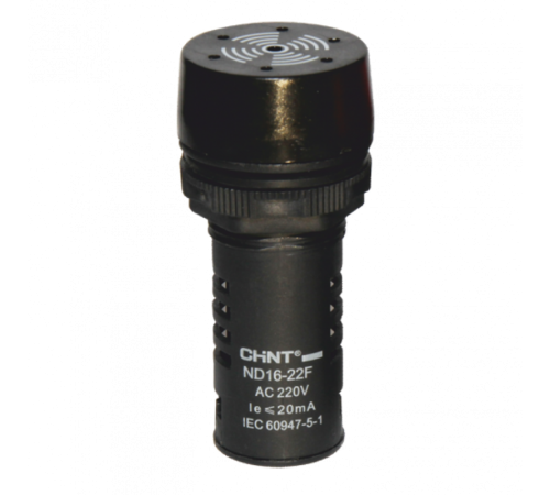 Сигнализатор звуковой ND16-22L 22 мм черный АС/DC24В (R)  593473  CHINT