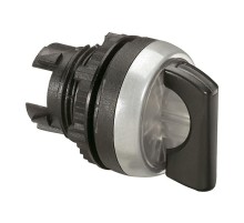 Переключатель - Osmoz - для комплектации - с подсветкой - 2 положения с фиксацией - 45° - чёрный  024033  Legrand