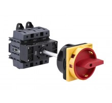 Выключатель-Разъединитель 3P 175A IP20 с красной выносной рукояткой на дин-рейке/плате с замком  MSD175340R  SE