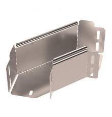 Угол горизонтальный 90 градусов Стандарт INOX (AISI 409) 100х100  PR16.3556  Промрукав