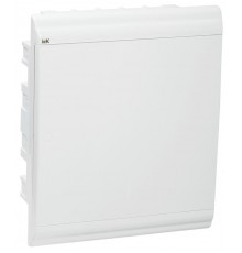 Корпус пластиковый встраиваемый на 24 модуля ЩРВ-П-24 IP41 (360х306х102мм) PRIME белая дверь  MKP82-V-24-WD-41-10  IEK