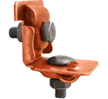 Держатель проводника круглого 6-10 мм для фальца 0.7-8 мм универсальный, медь91090-2Ezetek