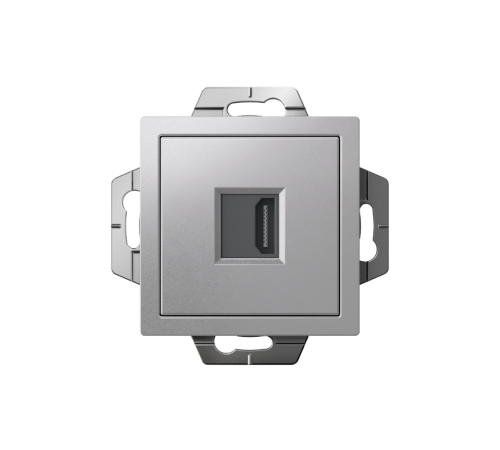 AtlasDesign Алюминий Розетка HDMI, тип А-А, механизм  ATN000380  SE