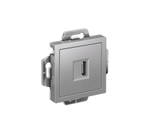 AtlasDesign Алюминий Розетка HDMI, тип А-А, механизм  ATN000380  SE