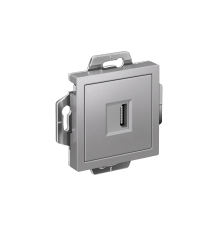 AtlasDesign Алюминий Розетка HDMI, тип А-А, механизм  ATN000380  SE