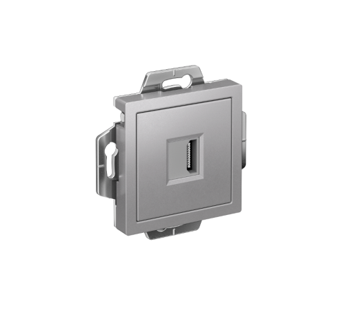 AtlasDesign Алюминий Розетка HDMI, тип А-А, механизм  ATN000380  SE