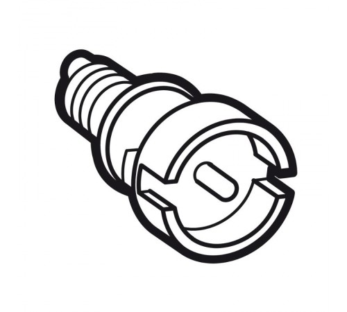 Замок с двусторонним ключом - для металлических или остекленных дверей XL3 - с 1 комплектом из 2 ключей  020296  Legrand