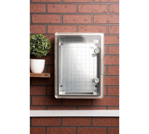 Щит пластиковый с монтажной платой прозрачная дверь (ВхШхГ) 400х300х170мм IP65 PROxima  PBT65MP003  EKF