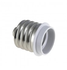 Переходник Е40-Е27 белый PROxima  AD-E40-E27-w  EKF