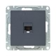 Механизм розетки RJ45 (cat5), графит Эпика  UP1-SOG-RJ45-5 EKF