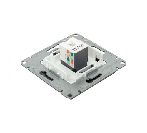 Механизм розетки RJ45 (cat5), графит Эпика  UP1-SOG-RJ45-5 EKF