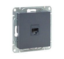 Механизм розетки RJ45 (cat5), графит Эпика  UP1-SOG-RJ45-5 EKF