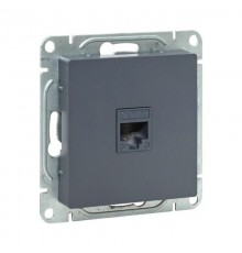 Механизм розетки RJ45 (cat5), графит Эпика  UP1-SOG-RJ45-5 EKF