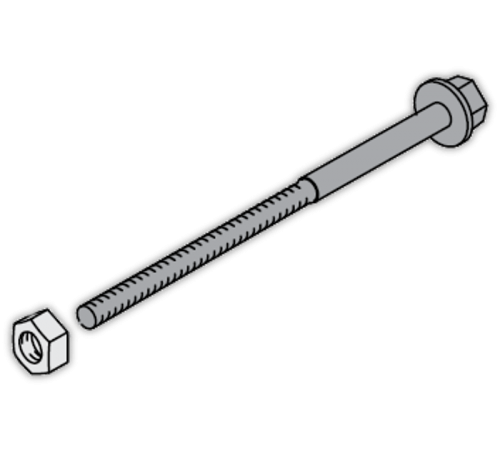 Болт нейлоновый W=195мм <4000A (10 шт)1STQ007433A0000  ABB