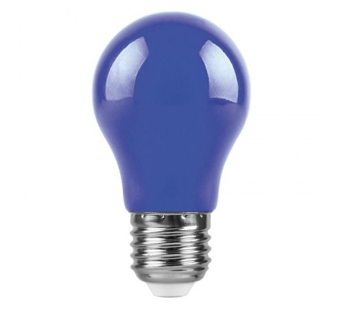 Лампа светодиодная для белт лайта LB-375 (3W) 230V E27 синий A50  25923  FERON