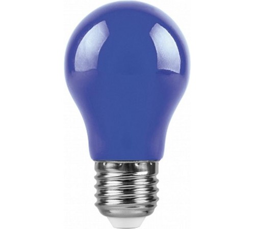 Лампа светодиодная для белт лайта LB-375 (3W) 230V E27 синий A50  25923  FERON