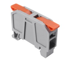 Клемма СМК 222-2521D проходная 1-полюсная на DIN-рейку (6-25 мм) серая (30 шт/уп)  07-5292  REXANT