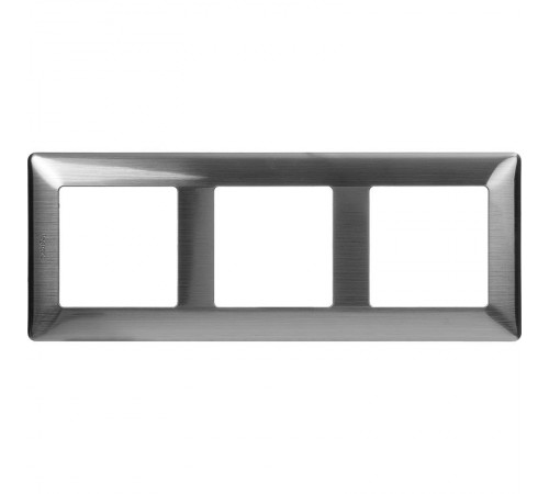 Valena LIFE Сталь Рамка 3-ая  754153  Legrand