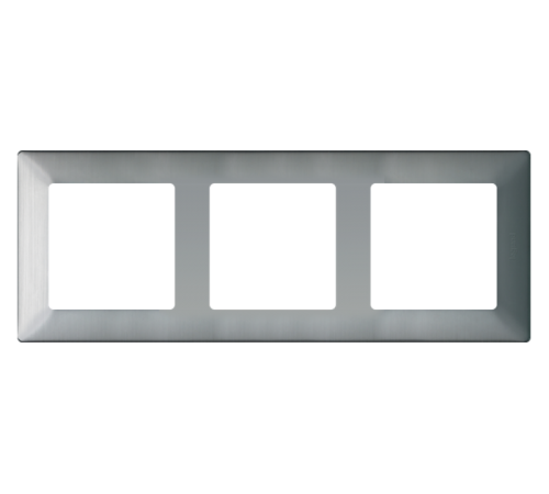 Valena LIFE Сталь Рамка 3-ая  754153  Legrand